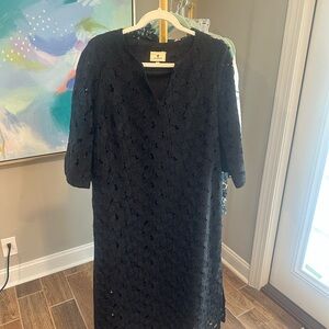 Tuckernuck Navy Eyelet Dress